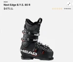 New Men's Ski Boots Head Next Edge 80 R Black Mondo Size 30.5/ Us 12.5. Fixed Price $194.35.