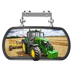 Piclafe Universal Tractor Mirror, Screw-on&magnetic Silver. Fixed Price $32.29.