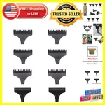 Professional Clipper Limit Combs With Guards - 8 Pack For Stylish Haircuts. Fixed Price $13.99.