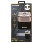 Brookstone Christian Mccaffrey 4 Head Rotary Shaver, Led, Waterproof, Usb. Fixed Price $13.95.