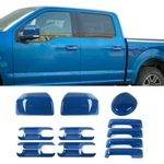 11PCS Full Exterior Handle Rearview Mirror Cover Trim 2015-20 Ford F150 Blue. Fixed Price $98.49.