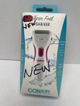 New Conair Satiny Smooth Ladies Cordless Twin Foil Shaver With Pop-up Trimmer. Fixed Price $17.75.