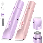 2IN1 Rechargeable Dual-head Bikini Trimmer For Women Lady Waterproof Body Shaver. Fixed Price $21.89.
