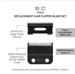 Stylecraft Gamma Echo Dlc Fixed Blade W/ Deep Tooth Cutter Set SC545BL. Fixed Price $49.98.