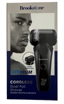 Brookstone Dual Foil Shaver Cordless Rechargeable Lithium IPX5 Waterproof. Fixed Price $29.99.