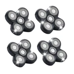 4PCS Shaver Replacement BLADES,5 Heads For Bald Men,head And Face.... Fixed Price $42.27.