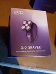 New Pop Sonic 5.0 Shaver 5- Face, Head, And Body Purple Nib. Fixed Price $59.99.