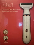 Goun 4-IN-1 Facial Hair Remover Body Shaver Wet Dry Cordless Usb-c White New. Fixed Price $19.49.