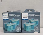 Philips Norelco JC302 Replacement Shaver Cleaning Cartridge Boxes Smartclean. Fixed Price $31.99.