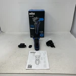 Braun Series Electric Shaver Easyclean With Charger Black/blue. Fixed Price $39.99.