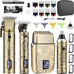 Gsky Hair Clippers For Men Professional, Beard Trimmer Kits & Sets, 740BRONZE. Fixed Price $181.68.