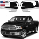 Chrome Side Mirror Covers Caps Compatible With 2009-2018 Dodge Ram 1500 And. Fixed Price $93.77.