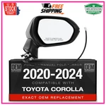 Passenger Side Mirror Replacement Compatible With 2020-2024 Toyota Corolla .... Fixed Price $82.52.