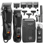 Professional Hair Clippers For Men Rechargeable Cordless Beard White, Black. Fixed Price $80.90.