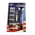 Barbasol Face & Body Single Blade Electric Shaver W/ 5 Cutting Combs. Fixed Price $36.99.