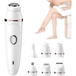 Kemei KM-375 7-IN-1 Women's Electric Shaver Kit, Usb Rechargeable, White. Fixed Price $32.95.