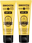 Smooth Plus Head & Face Moisturizer With Spf 30 Sunscreen Lotion Protecting Skin. Fixed Price $30.44.