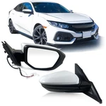Lqito Right Passenger Side Door Mirror For 2016-2021 R-3PINS, Taffeta White. Fixed Price $69.66.