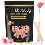 Wax Beads For Hair Removal, 1.1LB Painless Salon Hard Beans Bikini,.... Fixed Price $19.99.