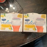 Schick Intuition - Lather & Shave One Stop Razor Blade Refills, 2 Packs. Fixed Price $27.50.