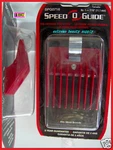 Speed Guide Clipper Guard No #1 - 7 / 16" Red Comb. Fixed Price $8.99.