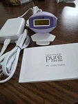 Smoothskin Pure Mini Lite Ipl Hair Removal Device W/ Adapter & User Guide Purple. Fixed Price $70.00.