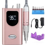 Delanie Professional Nail Drill High Torque 35000 Rpm Rechargeable Portable E.... Fixed Price $79.02.