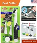 Water-resistant Sonic Scrubber 3 Interchangeable Heads Effortless Cleaning. Fixed Price $52.99.