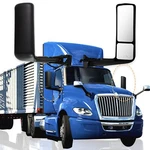 Black Door Mirror Replacement International LT625 2018+ Truck Left Driver Sid.... Fixed Price $363.12.