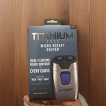 Titanium Edge Micro Rotary Shaver Dual Heads Cordless For Neck Face Body. Fixed Price $25.00.