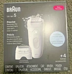 Braun Silk-epil Epilator, Wet & Dry, Includes Shaver Head, SE5-041. Fixed Price $41.99.