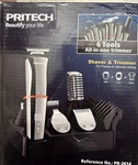 Pritech Hair Clipper, Beard Trimmer, 6-IN-1 Kit, Electric Cordless Nose. Fixed Price $17.99.