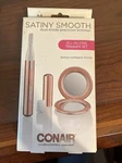 Conair Satiny Smooth Dual Blade Precision Trimmer W/ Bonus Compact Mirror LT3BN. Fixed Price $6.95.