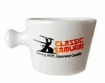 Ceramic Shaving Shave Soap Mug Bowl With Ball Grip Handle Travel Size. Fixed Price $17.99.