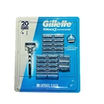 Gillette MACH3 Advanced 20 Refill Cartridges Handle. Fixed Price $36.95.