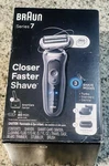 Braun Series Electric Shaver 7185CC With Smartcare Center Trimmer. Fixed Price $104.00.