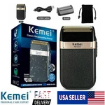 Men Electric Shaver Trimmer Rechargeable Portable Razor Kemei KM-2026. Fixed Price $15.97.