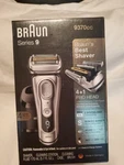 Brand New Braun Series Cordless Men's Electric Shaver Wet & Dry 9370CC. Fixed Price $195.00.