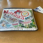 University Of Nebraska College Pouch Bag Clin Purse New Catstudio. Fixed Price $20.99.