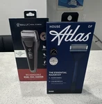 Bally Total Fitness BLA100 Rechargeable Cordless Dual Foil Facial Shaver Black. Fixed Price $35.00.
