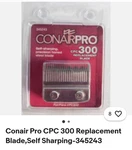 Conair Pro Cpc 300 Replacement Blade,self SHARPING-345243. Fixed Price $7.50.