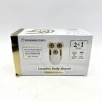 Groomie Hers Luxepro Body Shaver, 3 Head Blade & Trimmer Legs Arms Bikini. Fixed Price $44.99.