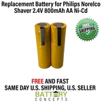 Philips Norelco T980 Beard Trimmer Rechargeable Battery 2.4V 800MAH Aa Nicd. Fixed Price $14.99.