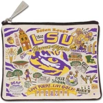 Catstudio Collegiate Lsu Louisiana State University Zipper Pouch Travel Bag Nwt. Fixed Price $29.00.