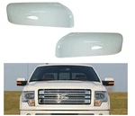 Top Half Mirror Covers Caps Compatible With 2009-2014 Ford F-150 Glossy Black.... Fixed Price $93.98.