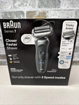 Braun Electric Shaver For Men, Series 7189CC, Wet & Dry Shave, 3 Modes. Fixed Price $125.00.