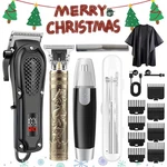 6PCS Hair Clipper Kit For Men Cordless Professional Trimmers Best Christmas Gift. Fixed Price $39.78.