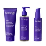 Flamingo 3-STEP Shave Set For Women Smoothing Prep Scrub, Nourishing Oil,.... Fixed Price $45.99.