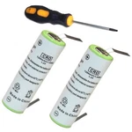 2-PACK Batteries For Braun 199-9000 Models Razor Shavers + Screwdriver. Fixed Price $13.95.