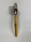 Vintage Oster Petite Mat Comb Wood Handle With Original Box. Fixed Price $49.99.